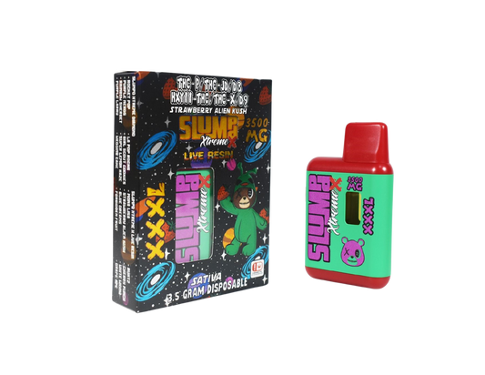 SlumpdX Strawberry Alien Kush Vape Desechable - 3.5gr Sativa