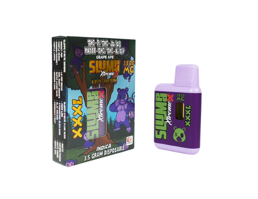 SlumpdX Grape Ape Vape Desechable - 3.5gr Indica