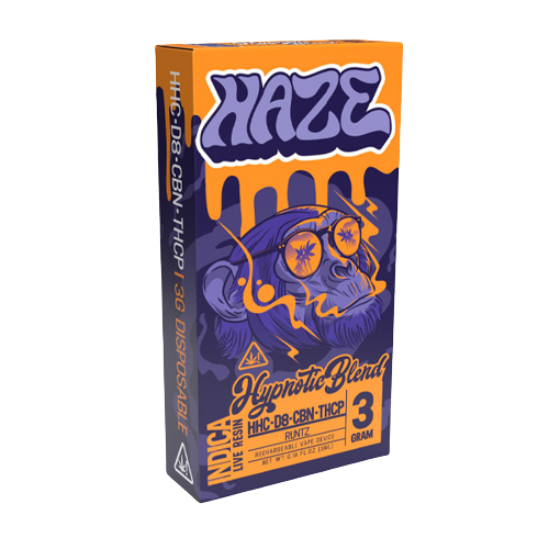 Haze Hypnotic Blend - Vape Desechable Resina Viva - 3gr Indica